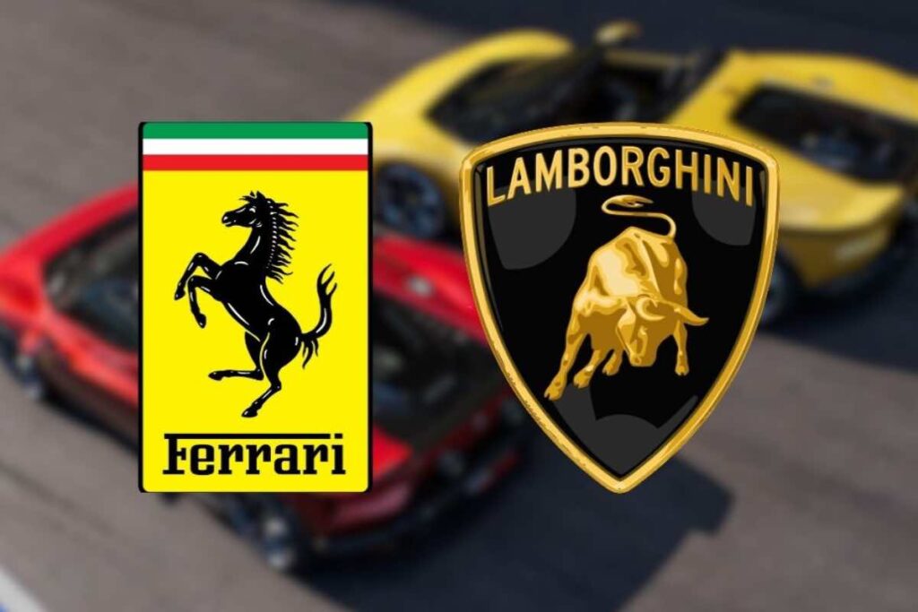 Ferrari Lamborghini sfida tra mostri