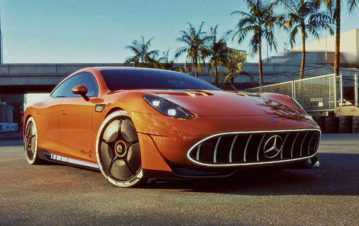 Mercedes AMG GT XX elettrica in futuro