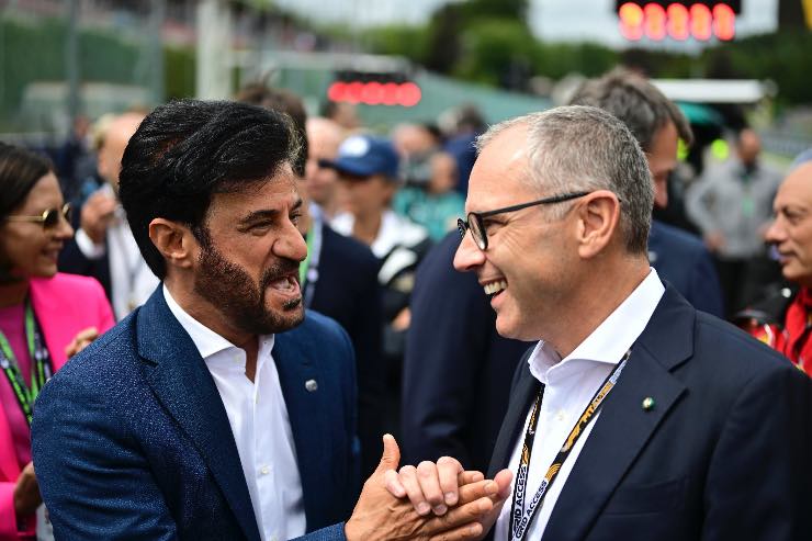 Mohammed Ben Sulayem e Stefano Domenicali arriva la frecciata
