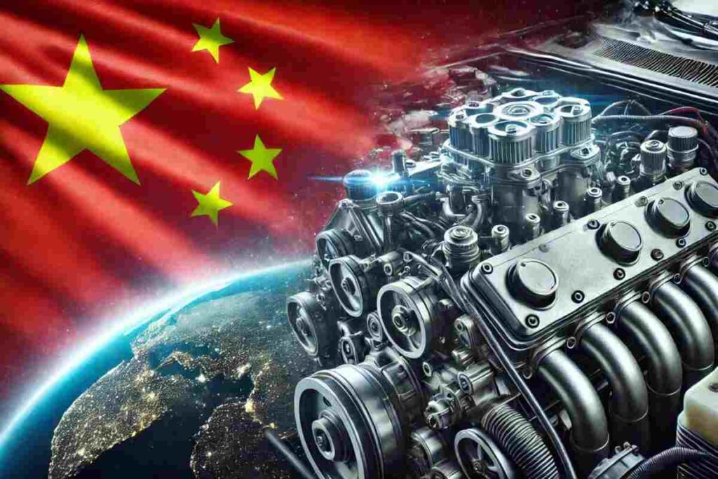 Motore Cina distrugge l'elettrico