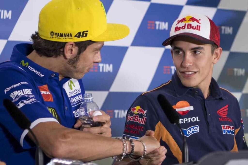 I rivali Rossi Marquez
