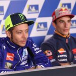 Valentino Rossi e Marc Marquez gli dà un insegnamento