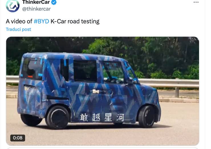 Fiat Topolino BYD auto