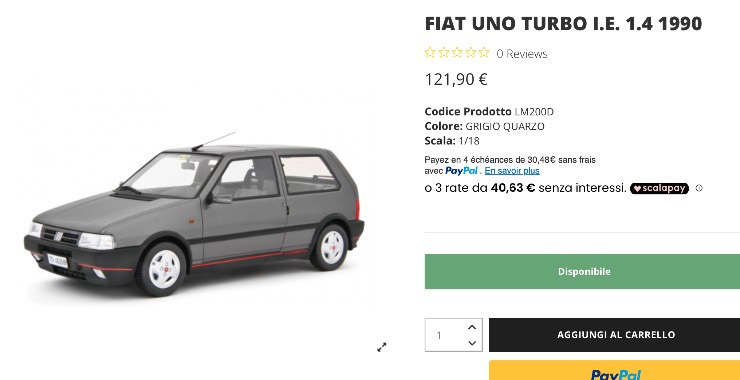 FIAT Unio novità modellino Laudoracing