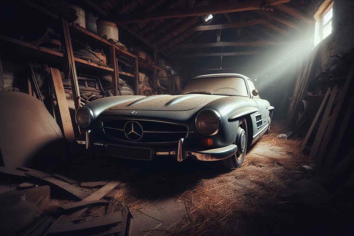 Aprono un fienile abbandonato e ci trovano dentro una Mercedes da 1 milione di dollari