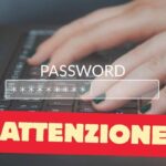 Password computer attenzione