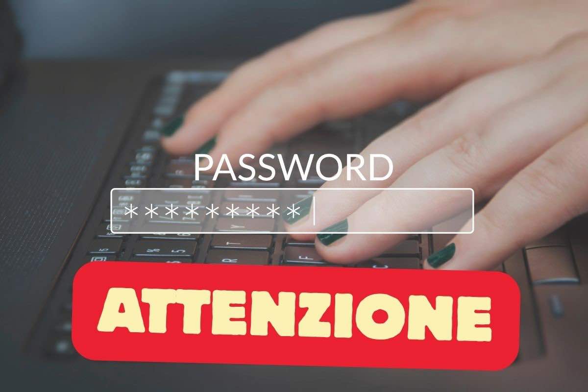 Password computer attenzione