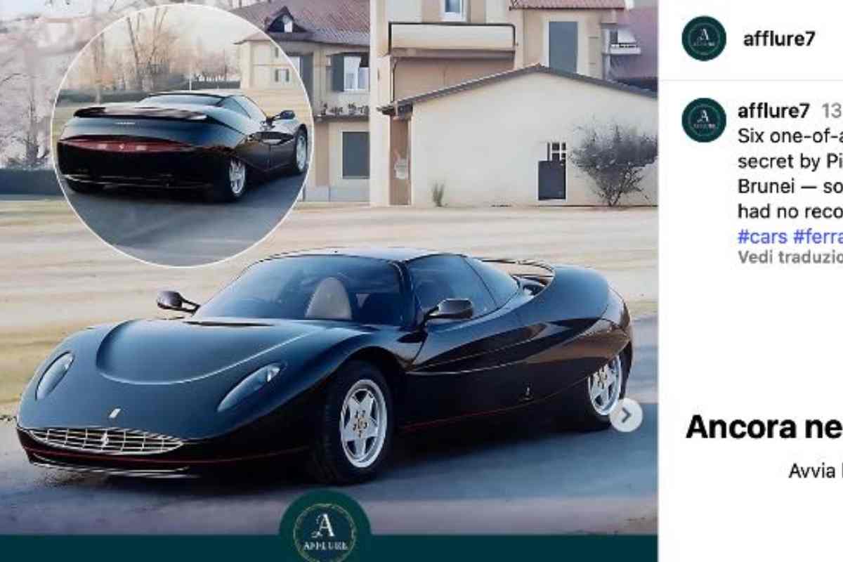 Ferrari F90S: il concept del Sultano del Brunei