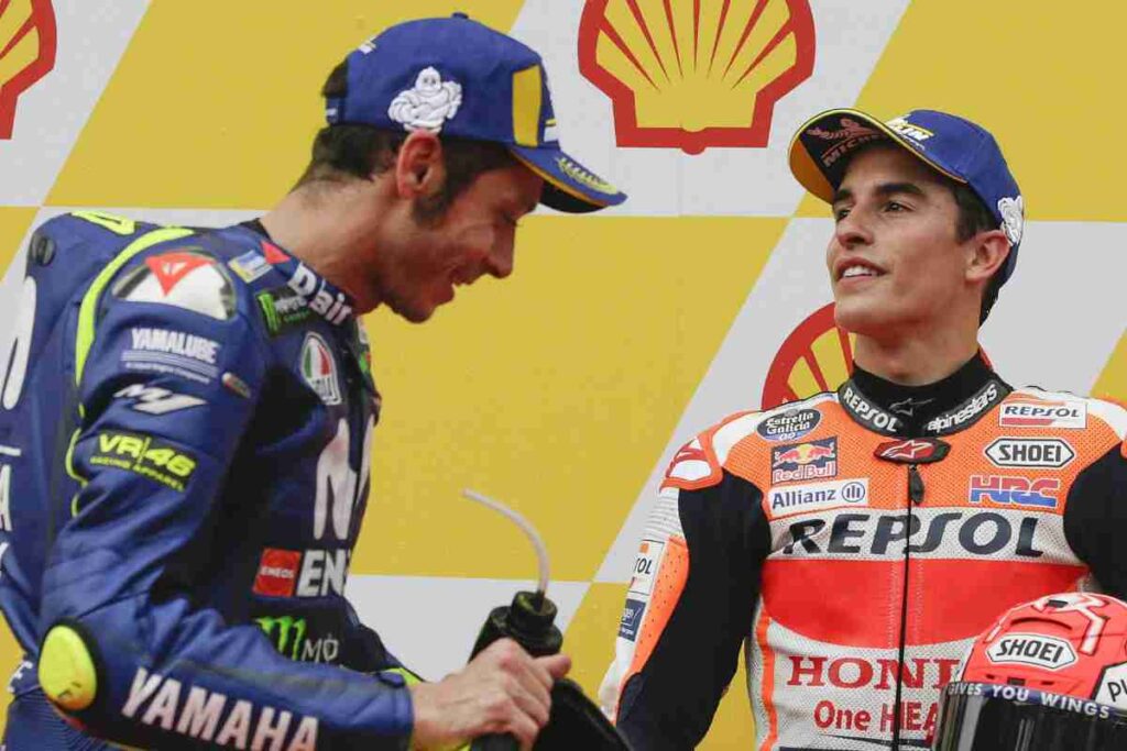 L’ex campione fa tremare Valentino Rossi