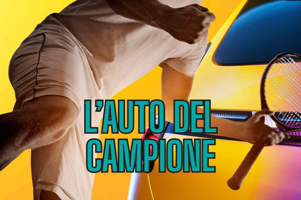 L'eroe della Coppa Davis ha un'auto da vincente: è una delle più desiderate dai giovani