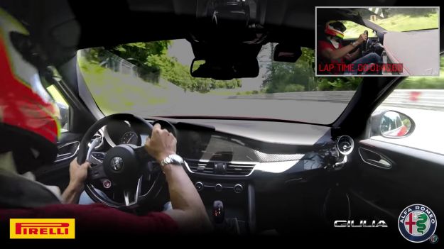 Alfa Romeo Giulia Quadrifoglio: record al Nurburgring in 7:32 con l’automatico [VIDEO]