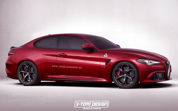 Nuova Alfa Romeo Giulia 2015: i rendering Sprint e DTM [FOTO]