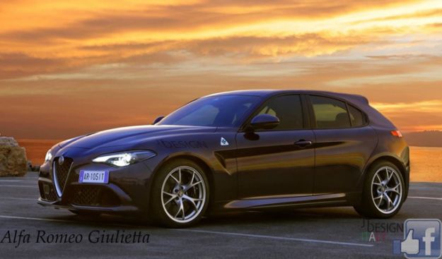 Alfa Romeo Giulietta 2018 render