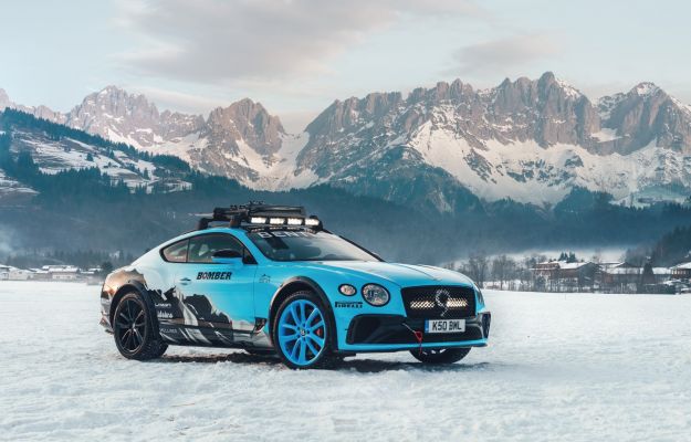 Bentley Continental GT Ice Race, la versione “vestita” per correre sul ghiaccio