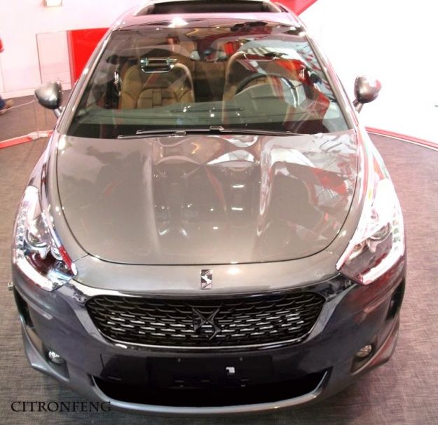 Citroen DS5 restyling 2015, foto spia
