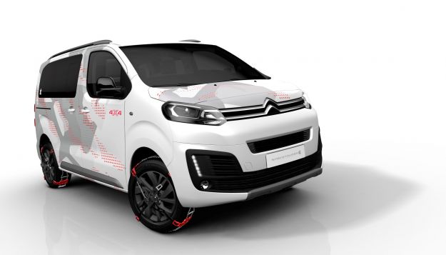 Citroen Spacetourer 4×4 Ë Concept: un multispazio pronto a tutto [FOTO]