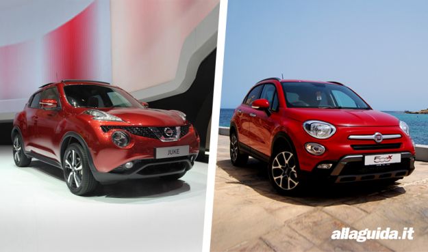 Fiat 500X vs Nissan Juke: confronto tra crossover compatti [FOTO e VIDEO]