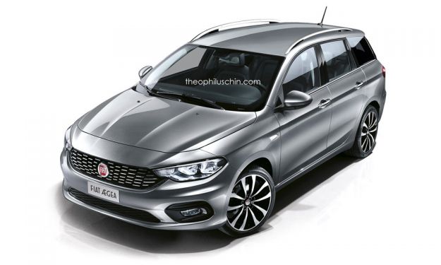 Fiat Aegea station wagon render