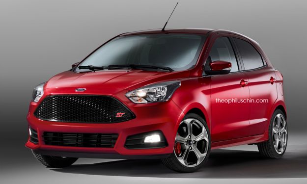 Ford Ka+ ST, rendering