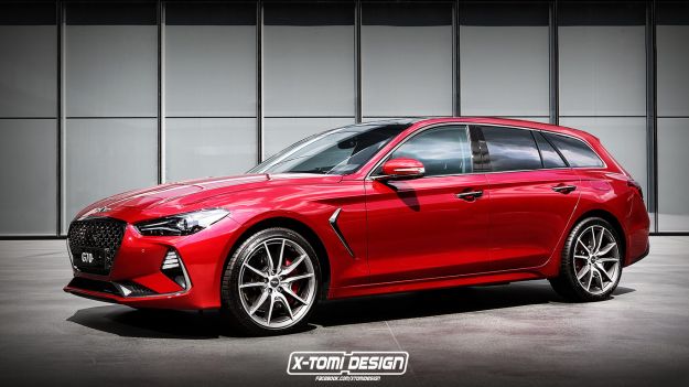 Genesis G70 station wagon render
