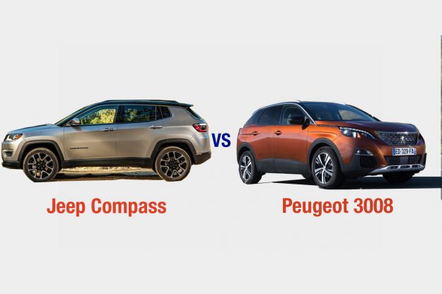 Jeep Compass Vs Peugeot 3008: interni, dotazioni, motori e prezzo a confronto