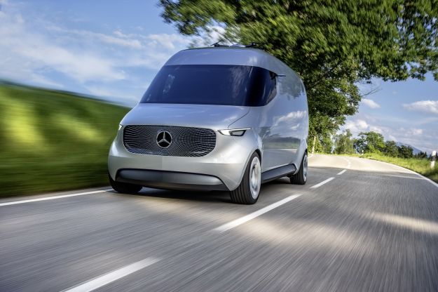 Mercedes Vision Van Concept: elettrico il furgone del futuro [FOTO]