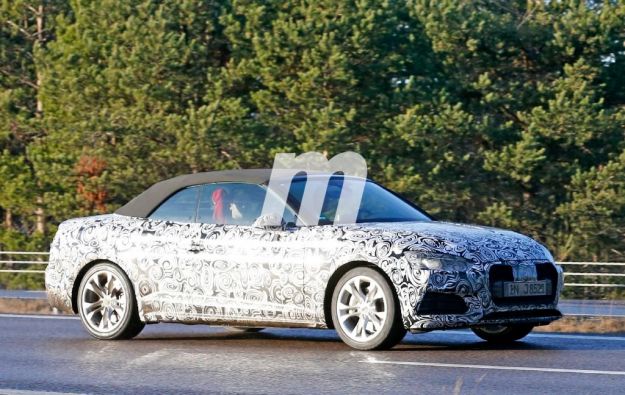 Nuova Audi A5 cabrio, foto spia