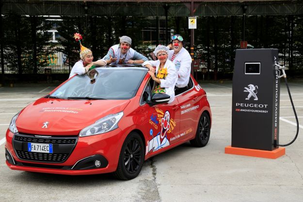 Peugeot 208 per Dottor Sorriso alimentata da #MoveYourEnergy