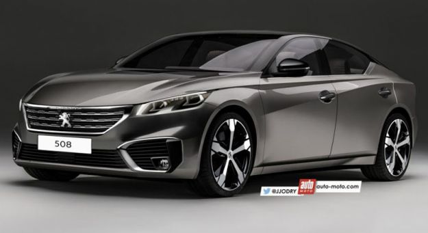 Peugeot 508 rendering 1