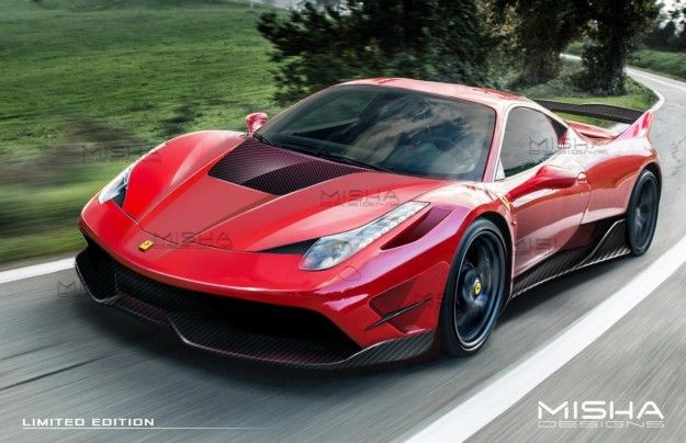 ferrari 458 italia misha design limited edition