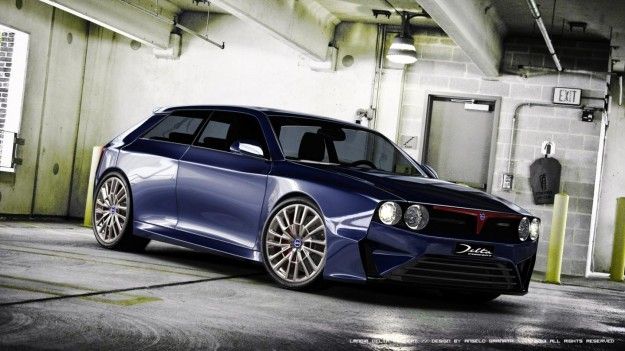 Lancia Delta HF Integrale 2015: rendering del nuovo Deltone [FOTO]