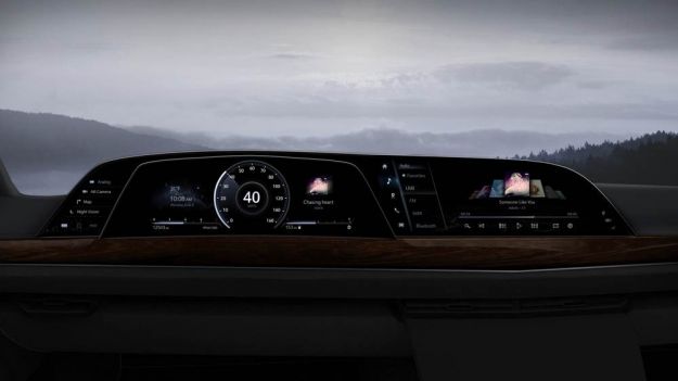 lg p oled cadillac escalade