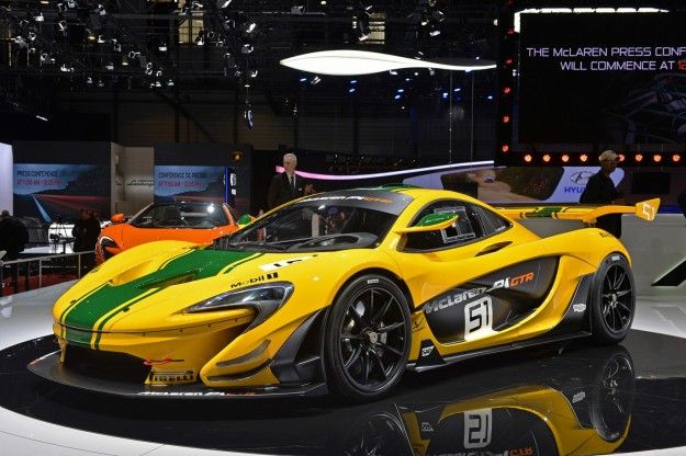 mclaren p1 gtr anteriore
