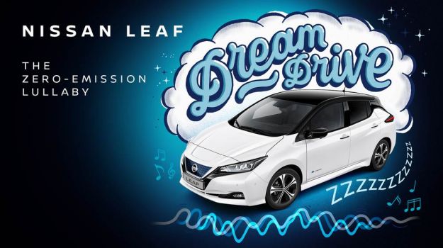 Nissan Leaf Dream Drive, l’auto a zero emissioni canta la ninnananna ai bambini