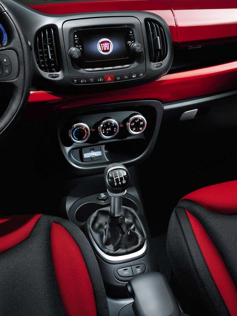 Fiat 500L, plancia