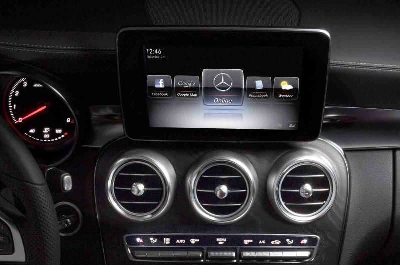Mercedes Classe C 2014, infotainment