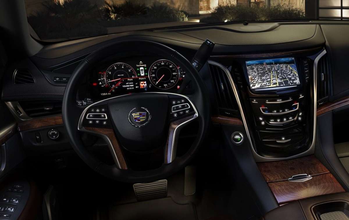 consolle centrale del SUV