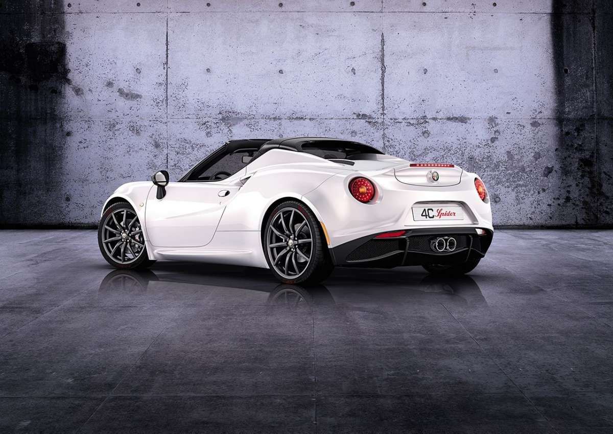 Alfa Romeo 4C Spider posteriore