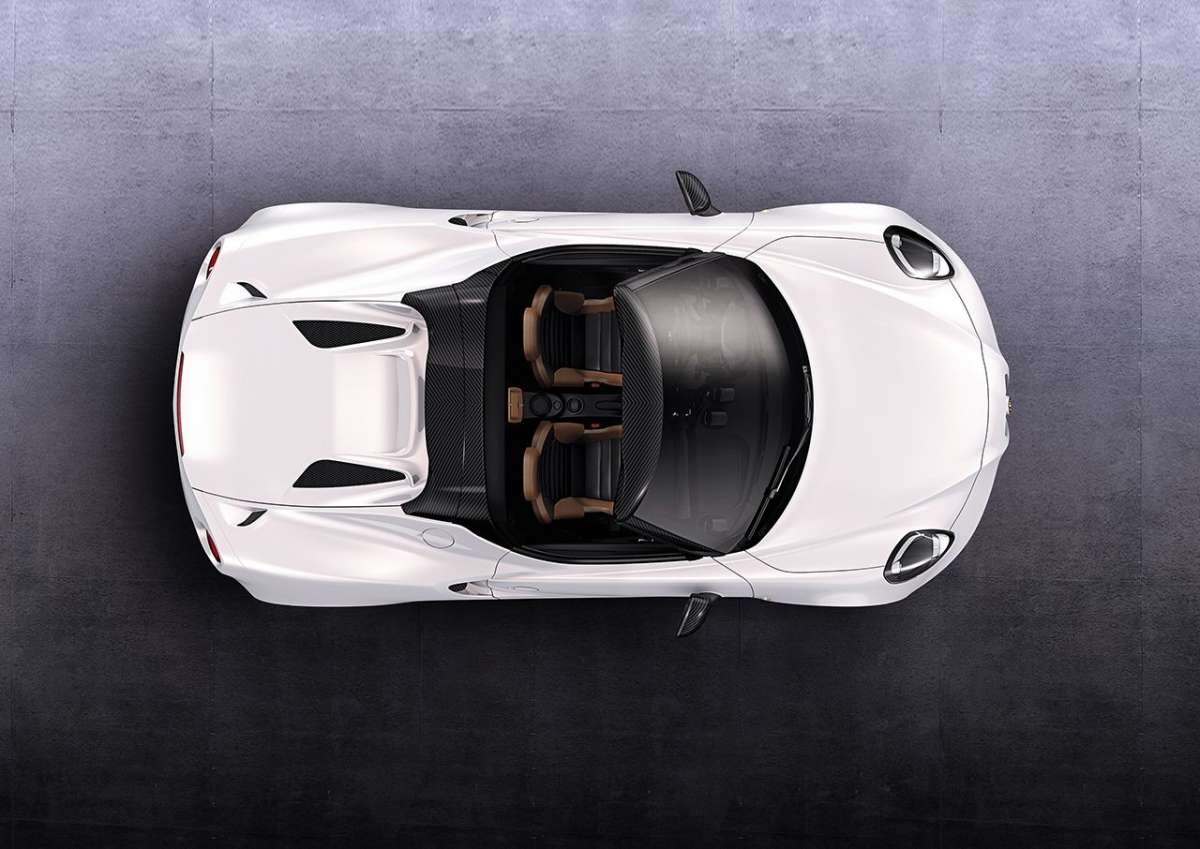 Alfa Romeo 4C Spider tetto
