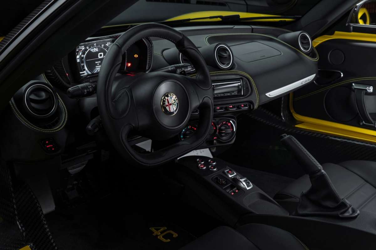 Interni Alfa Romeo 4C Spider