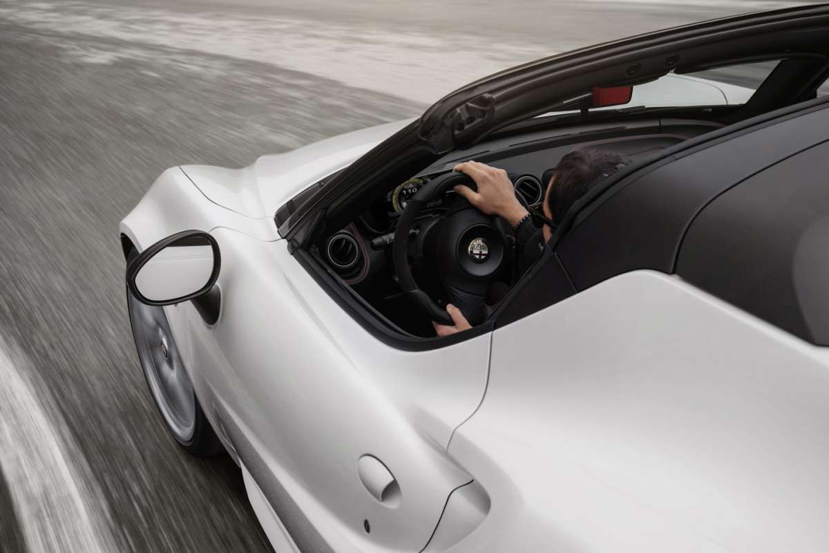 Particolare della 4C Spider