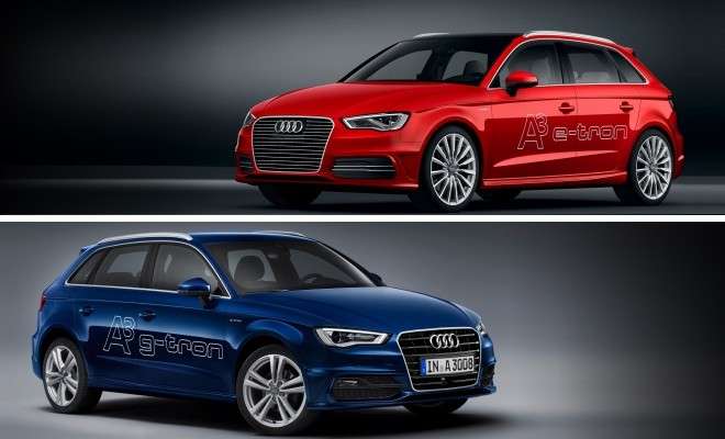 A3 Sportback G-tron sovrapposizione
