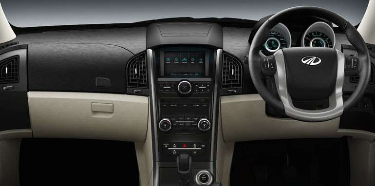 Interni del XUV500 2016