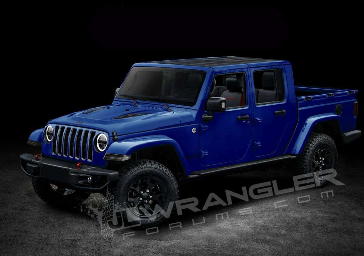 Jeep Scrambler pickup render