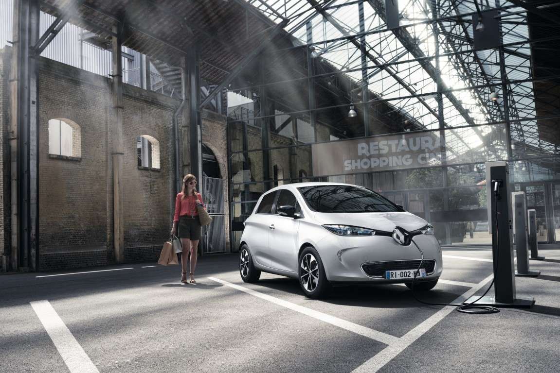 Renault Zoe bianca