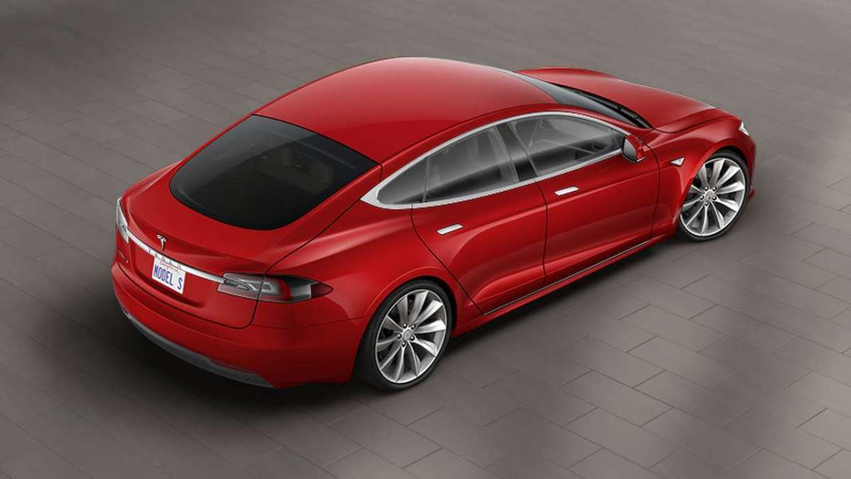Tesla Model S posteriore