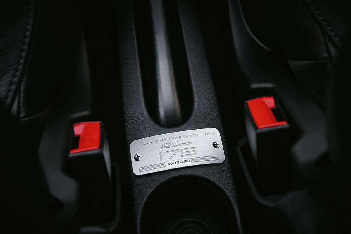 Abarth 695 Rivale targhetta interna