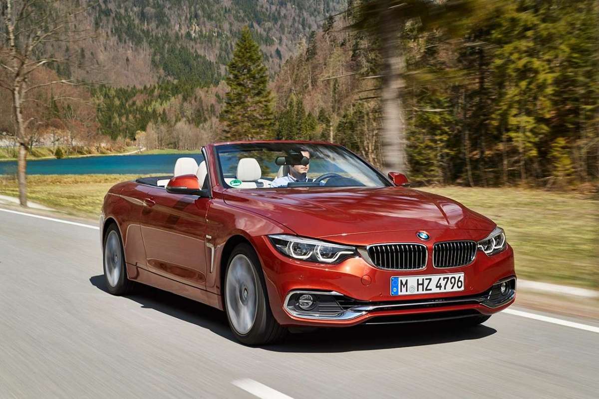 Anteriore della Serie 4 Cabrio 2017