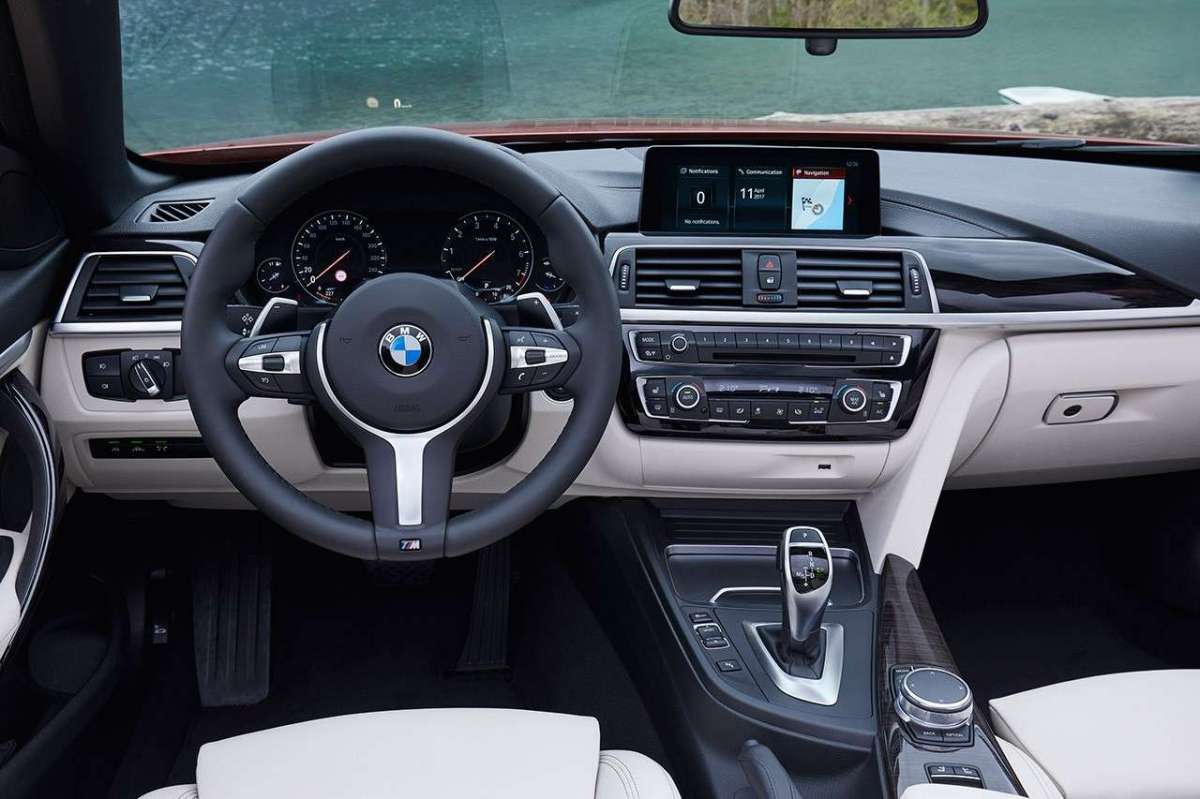 Interni della Serie 4 Cabrio 2017