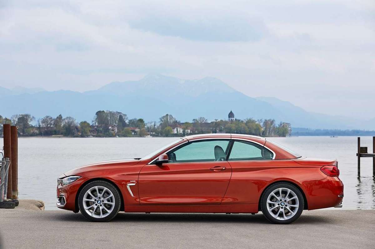 Laterale della Serie 4 Cabrio 2017